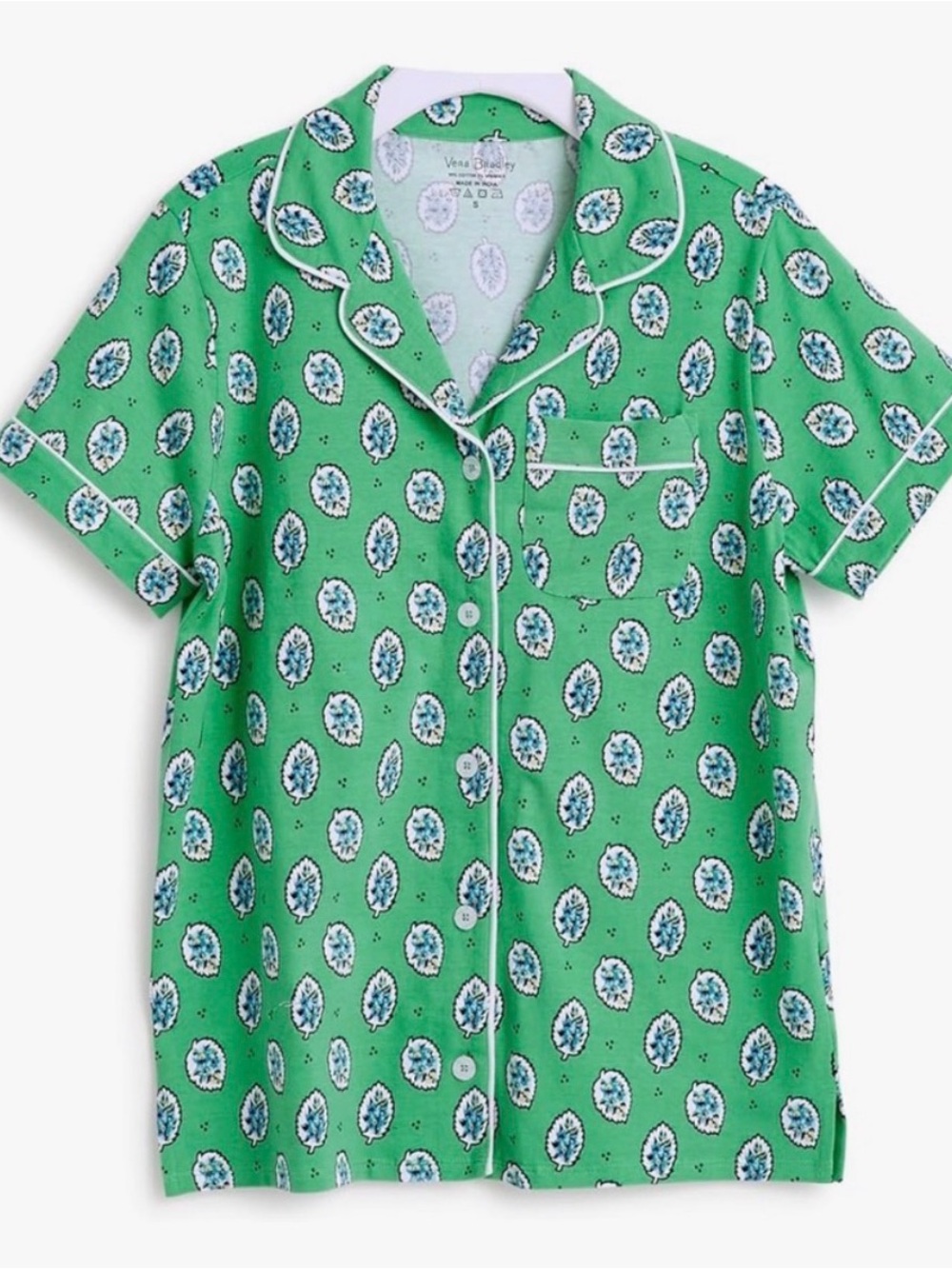 Vera Bradley Pyjama Top size M